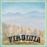 Virginia Vintage, States scrapbook paper (Stamping Station)