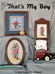 That's My Boy, cross stitch book (Harry D.)<br><font color=red>25% off</font>