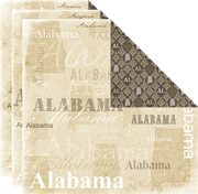 50 State, Lovely Travel Papers, double-sided scrapbook paper (Stamping Station)