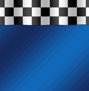 Race Car, checkered flag, scrapbook paper (Stamping Station)