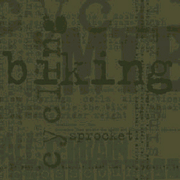 Biking, MTB, sports scrapbook paper (Karen Foster)