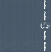 Pennsylvania State University (Penn State), border, scrapbook paper, 12" x 12" (Sports Solution)