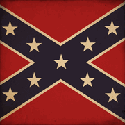 Confederate Flag, Civil War, scrapbook papers (Stamping Station)