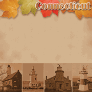 Connecticut, Travel, States, scrapbook paper (Stamping Station)