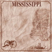 Mississippi, Travel, States, scrapbook paper (Stamping Station)