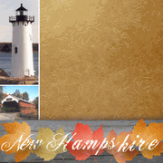 New Hampshire, Travel, States, scrapbook paper (Stamping Station)