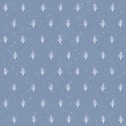 Winter: Snowy trees, scrapbook paper (American Tradition)