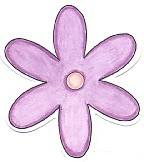 Frame-Ups 6th Edition, Die Cut: Purple flower, scrapbook (My Minds Eye)<br><font color=red>50% off</font>