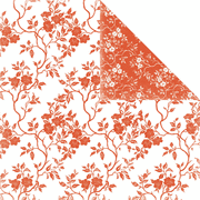 Color Theme: Flowers, Orange, double-sided scrapbook paper (Scrapbook Custom)