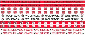 North Carolina State University (Wolfpack), 12" Border Stickers, scrapbook (Sports Solution)<br><font color=red>Almost SOLD OUT</font>