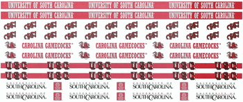University of South Carolina (Gamecocks), 12" Border Stickers, scrapbook (Sports Solution)