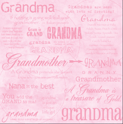 Grandma, Scrapbook Paper (It Takes Two)