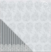 Kiss The Bride/Kiss The Groom, double-sided wedding scrapbook paper (Little Yellow Bicycle)