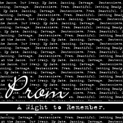 Prom, dance scrapbook paper (Stamping Station)