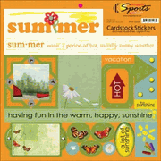 Seasons, Summer, Young & Active, scrapbook stickers (Scrappin Sports & More)
