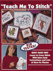 Teach Me To Stitch, cross stitch book (Leisure Arts)
