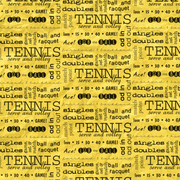 Tennis, sports, vellum scrapbook paper (It Takes Two)