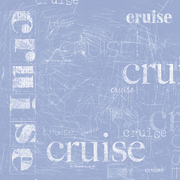 Cruise Collage, travel, cruise ship scrapbook paper (Stamping Station)
