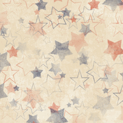 Americana Stars, patriotic scrapbook paper (Stamping Station)