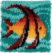Angel Fish, 12x12" latch hook kit (Caron)
