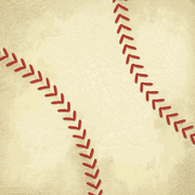 Baseball Stitches, sports scrapbook paper (Karen Foster)