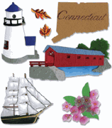 Travel, USA scrapbook stickers (Jolee's Boutique)<br>(6_choices)