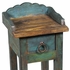 Painted Wood Small Stand with Drawer