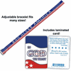 God Bless America Cloth Bracelet with FREE Pocket Card God Bless America Cloth Bracelet with FREE Pocket Card
