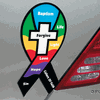 COLORS OF FAITH MAGNETIC CAR RIBBON COLORS OF FAITH MAGNETIC CAR RIBBON