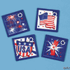 Plastic Patriotic Slide Puzzle Plastic Patriotic Slide Puzzle
