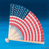 10” Paper American Flag Fan 10” Paper American Flag Fan