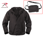 PACKABLE RAIN JACKET - BLACK PACKABLE RAIN JACKET - BLACK
