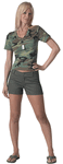Women's OD Green Shorts Women's OD Green Shorts
