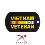 DOG TAG VIETNAM VETERAN - BLACK DOG TAG VIETNAM VETERAN - BLACK