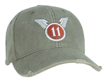 VINTAGE OD ''11TH AIRBORNE'' LOW PROFILE CAP VINTAGE OD ''11TH AIRBORNE'' LOW PROFILE CAP