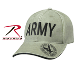 VINTAGE DELUXE LOW PROFILE INSIGNIA CAP - OLIVE DRAB ARMY VINTAGE DELUXE LOW PROFILE INSIGNIA CAP - OLIVE DRAB ARMY