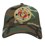 DELUXE LOW PROFILE CAMO MARINE CORP LOGO CAP DELUXE LOW PROFILE CAMO MARINE CORP LOGO CAP