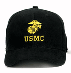 BLACK USMC INSIGNIA CAP BLACK USMC INSIGNIA CAP