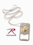 SILVER USMC G&A DOG TAG BOTTLE OPENER W/CHAIN SILVER USMC G&A DOG TAG BOTTLE OPENER W/CHAIN
