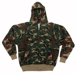 KIDS CAMO ZIP-UP SWEAT SHIRT KIDS CAMO ZIP-UP SWEAT SHIRT