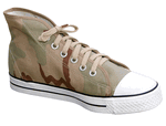 Hi-Top Tri-Color Camo Sneaker Hi-Top Tri-Color Camo Sneaker