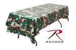 WOODLAND CAMO TABLECLOTH WOODLAND CAMO TABLECLOTH