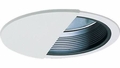 Elco 6" Line Voltage Recessed Lighting Trim ELA105B Baffle with Reflector Wall Wash Trim, Black Elco 6" Line Voltage Recessed Lighting Trim ELA105B Baffle with Reflector Wall Wash Trim, Black