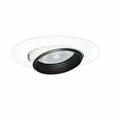 Elco 6" Line Voltage Recessed Lighting Trim EL17W Eyeball Trim with Baffle, White Elco 6" Line Voltage Recessed Lighting Trim EL17W Eyeball Trim with Baffle, White