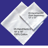 Hand Hemstitched 100% Cotton 18" Handkerchief