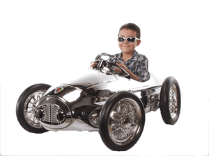 Pedal Car Chrome Racer
