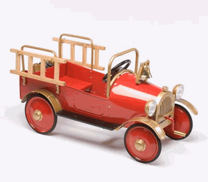 Antique Fire Engine Pedal Car