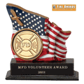 Patriot Flag Firefighter Trophy Patriot Flag Firefighter Trophy