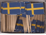 Sweden Flag Toothpicks