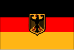 Nylon Germany with Eagle 3'x5' Flag